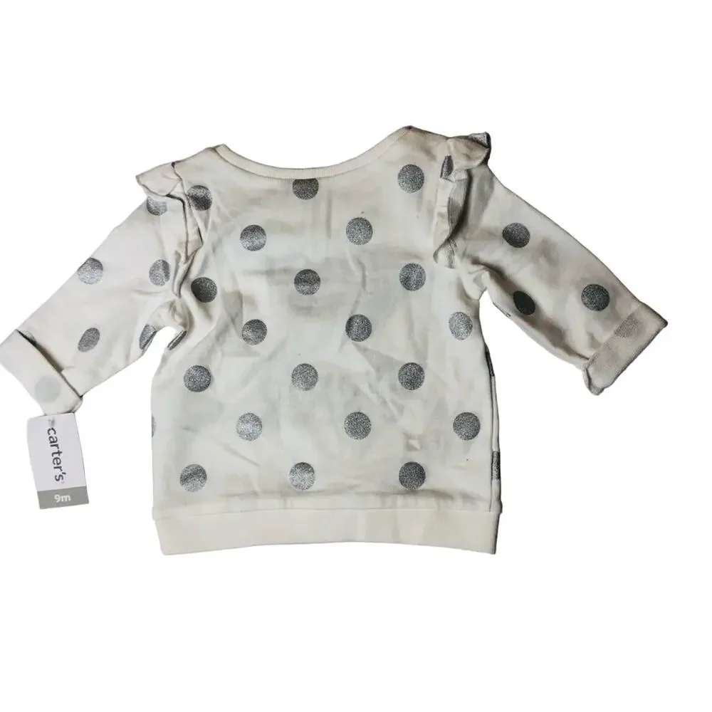 Carter’s Baby Girl Graphic Sweater  Sz 9m